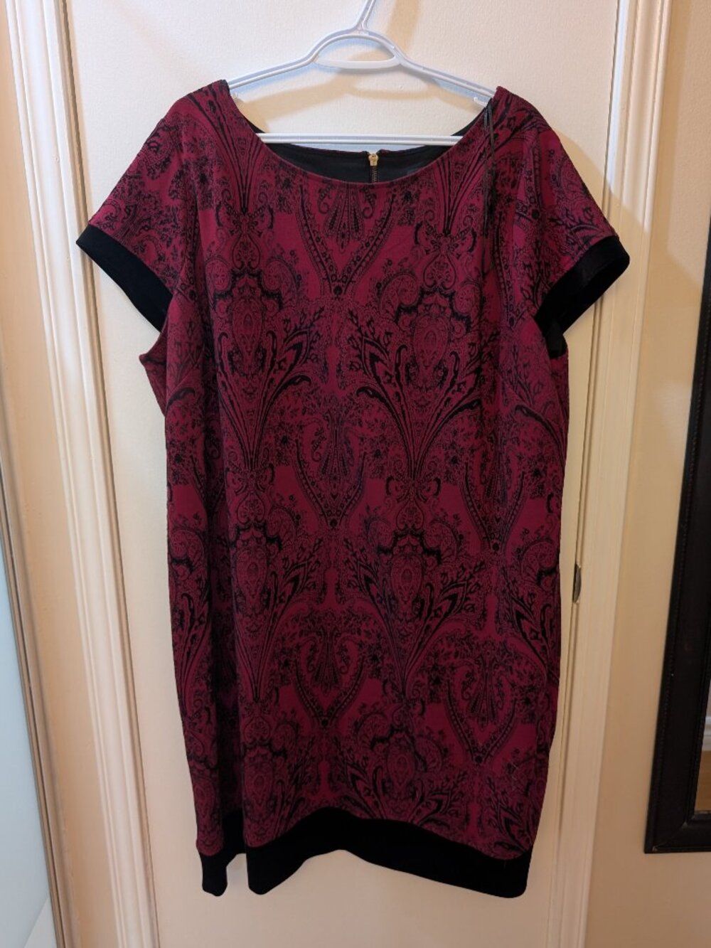 Michel Studio Red and Black Dress - size 22